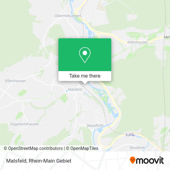 Карта Malsfeld