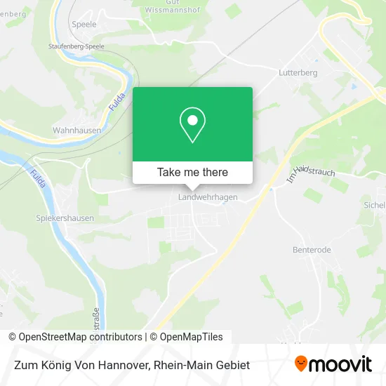 Карта Zum König Von Hannover