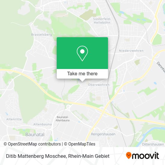 Карта Ditib Mattenberg Moschee