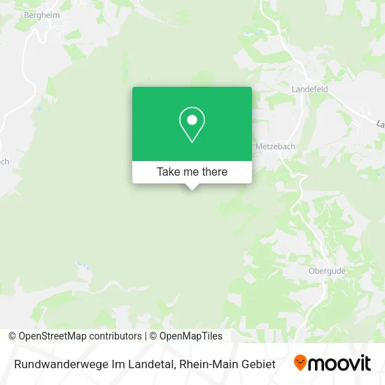 Карта Rundwanderwege Im Landetal