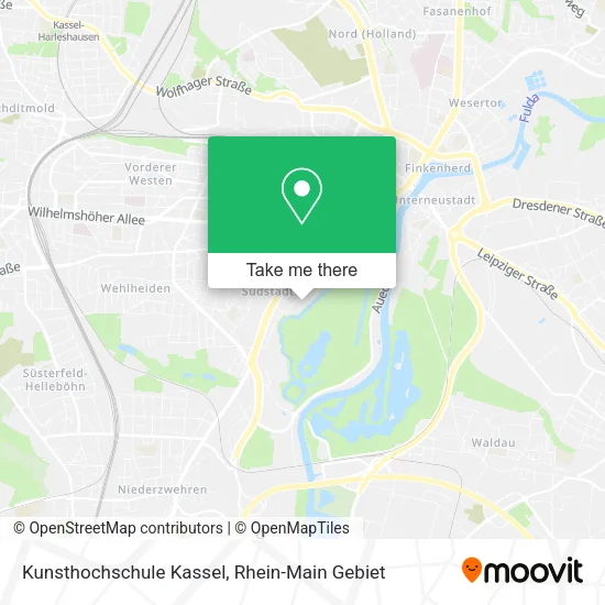 Карта Kunsthochschule Kassel