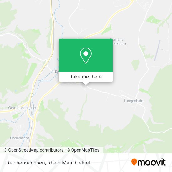Карта Reichensachsen