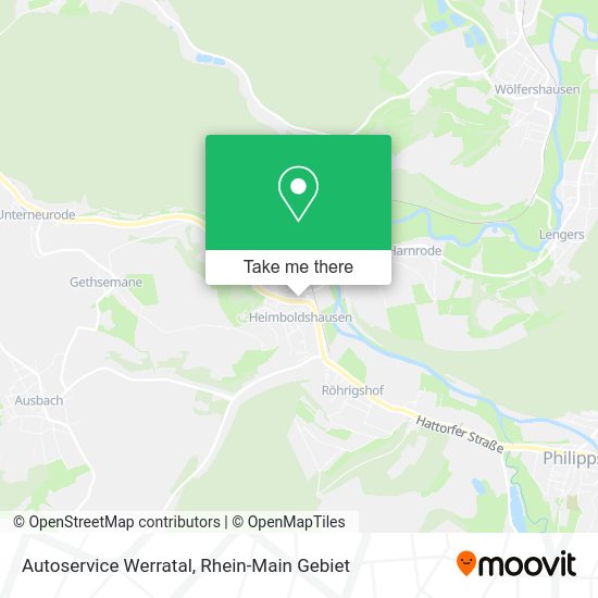 Карта Autoservice Werratal