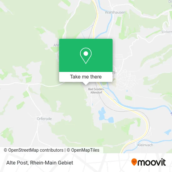 Карта Alte Post