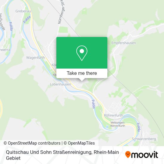 Карта Quitschau Und Sohn Straßenreinigung