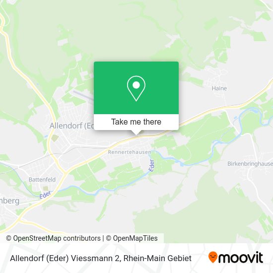 Карта Allendorf (Eder) Viessmann 2