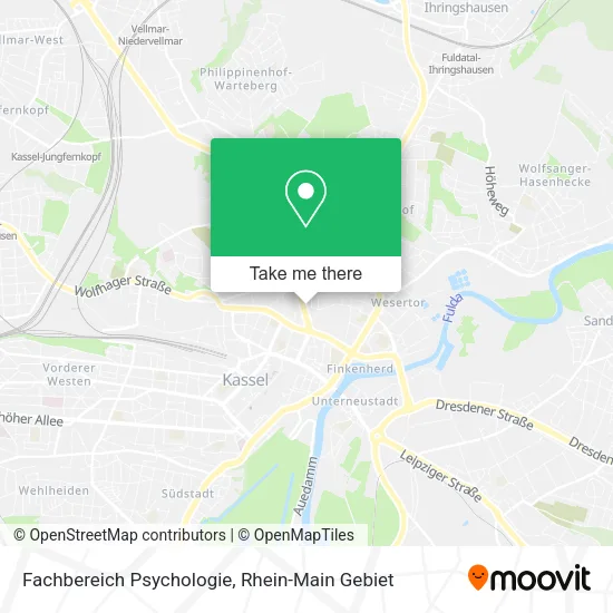 Карта Fachbereich Psychologie