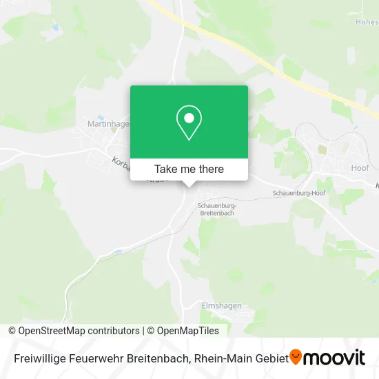 Карта Freiwillige Feuerwehr Breitenbach
