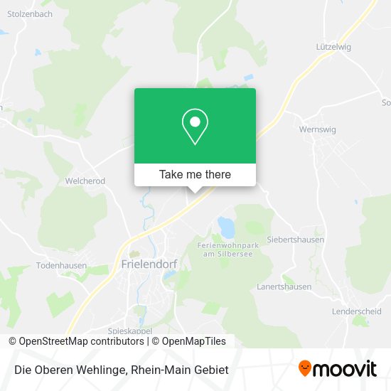 Карта Die Oberen Wehlinge