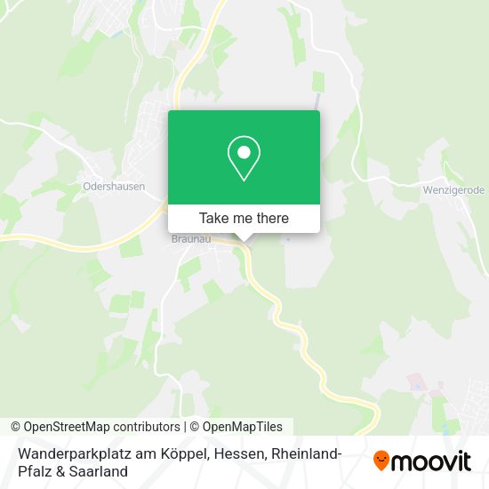 Карта Wanderparkplatz am Köppel