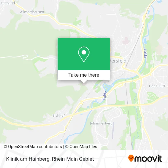 Карта Klinik am Hainberg