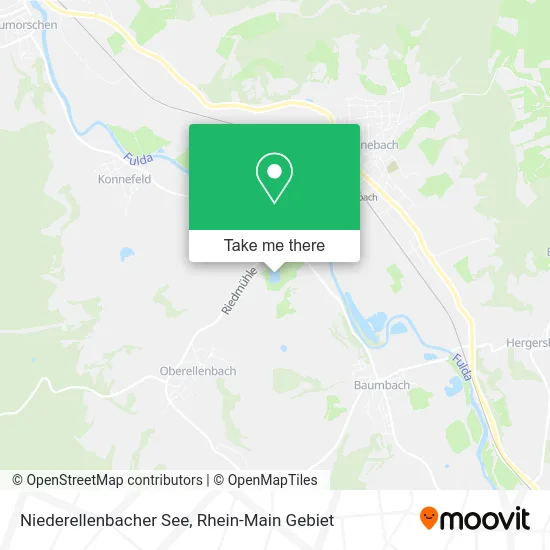 Карта Niederellenbacher See