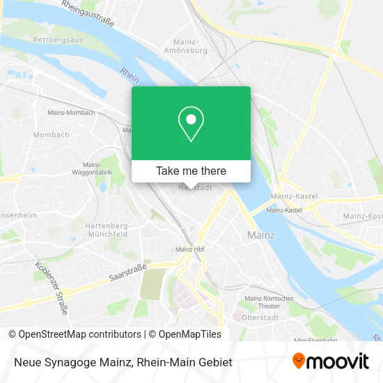 Карта Neue Synagoge Mainz