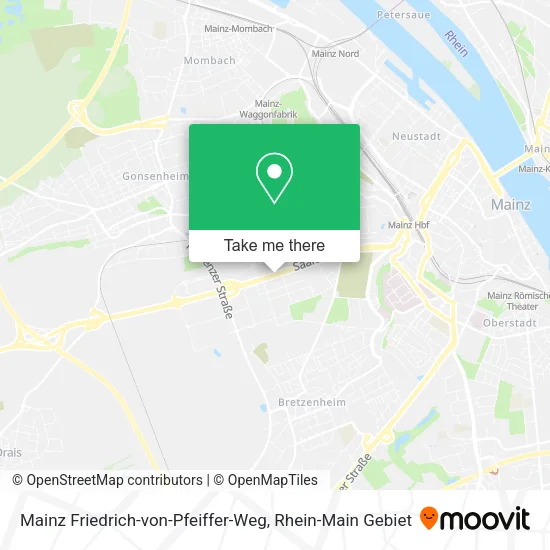 Карта Mainz Friedrich-von-Pfeiffer-Weg