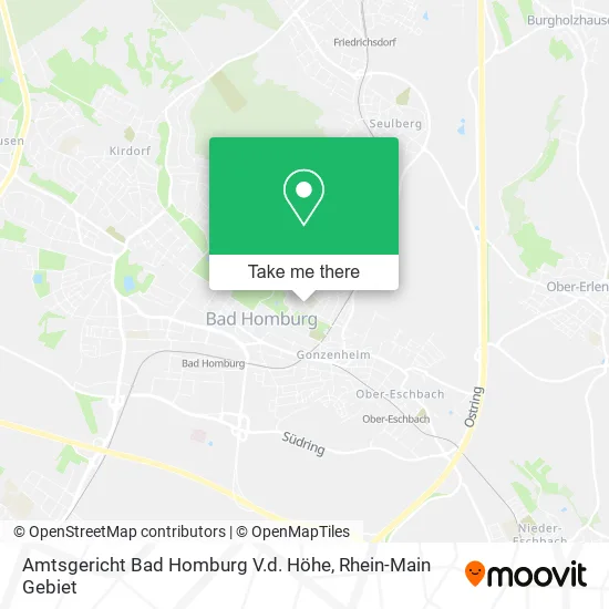 Карта Amtsgericht Bad Homburg V.d. Höhe