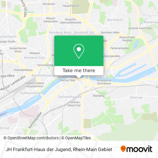 JH Frankfurt-Haus der Jugend map