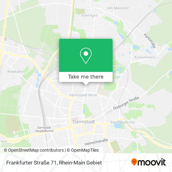 Frankfurter Straße 71 map
