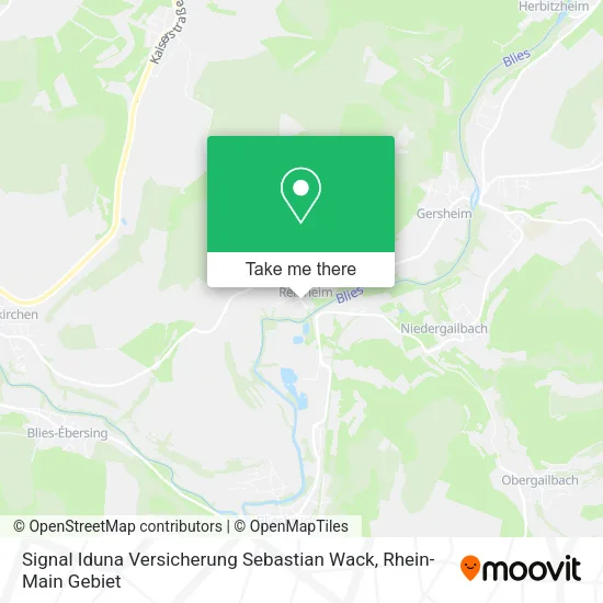 Карта Signal Iduna Versicherung Sebastian Wack