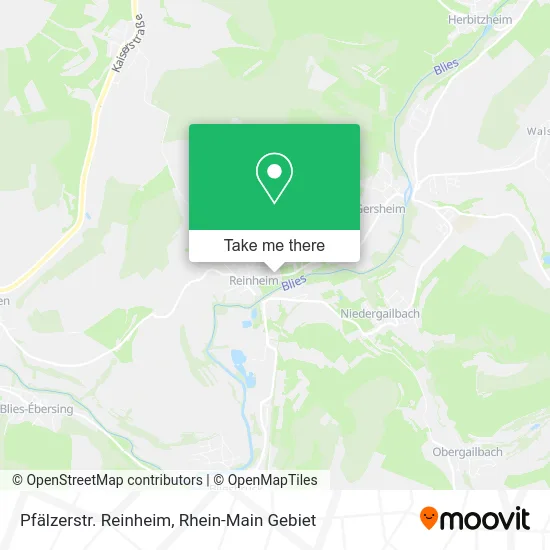 Карта Pfälzerstr. Reinheim