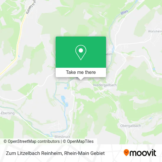 Карта Zum Litzelbach Reinheim