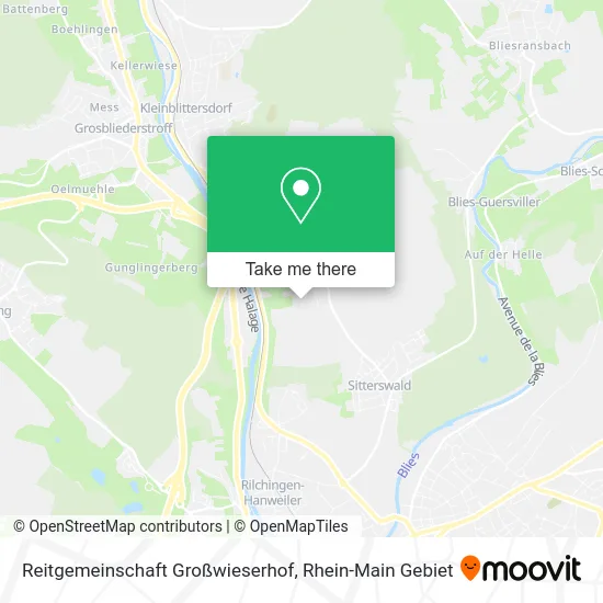 Карта Reitgemeinschaft Großwieserhof