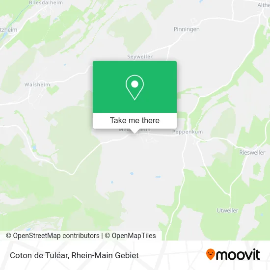 Карта Coton de Tuléar
