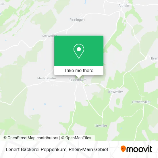 Карта Lenert Bäckerei Peppenkum