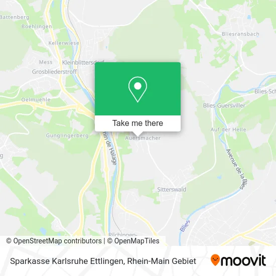 Карта Sparkasse Karlsruhe Ettlingen