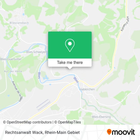 Карта Rechtsanwalt Wack