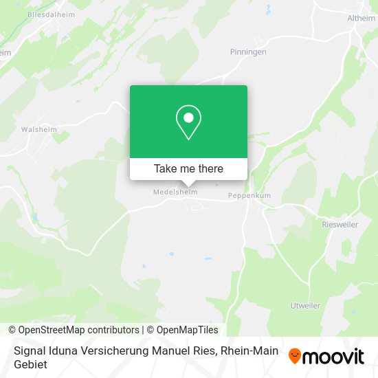 Карта Signal Iduna Versicherung Manuel Ries