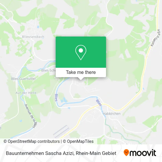 Карта Bauunternehmen Sascha Azizi