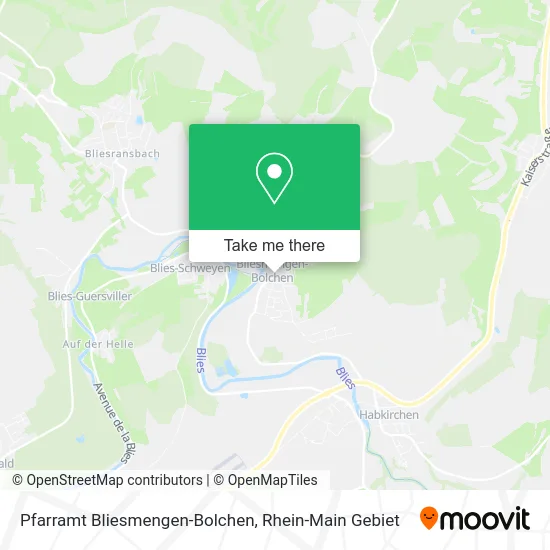 Карта Pfarramt Bliesmengen-Bolchen