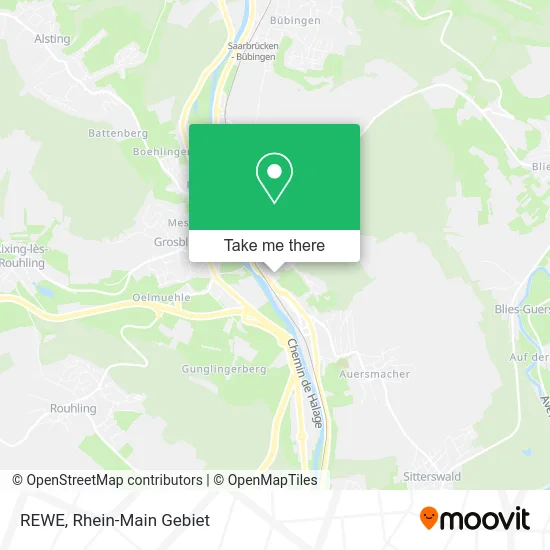 REWE map