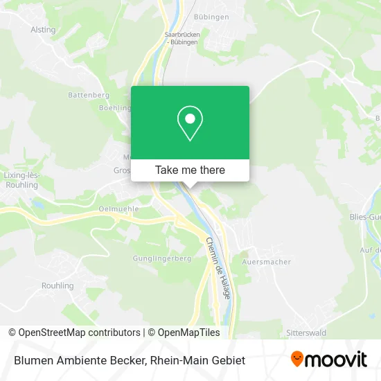 Карта Blumen Ambiente Becker