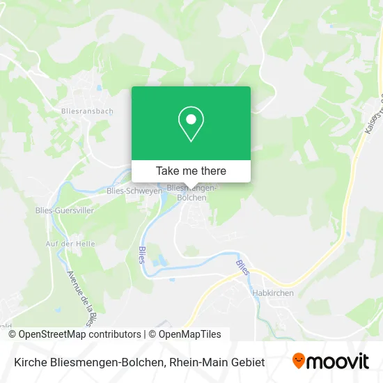 Карта Kirche Bliesmengen-Bolchen
