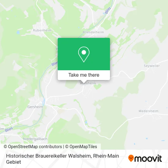 Карта Historischer Brauereikeller Walsheim