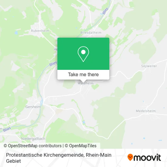 Карта Protestantische Kirchengemeinde