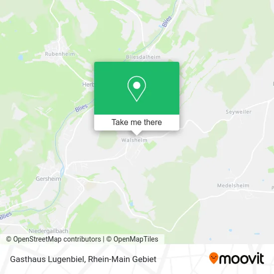Карта Gasthaus Lugenbiel