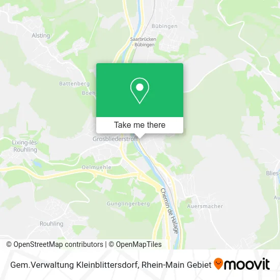 Карта Gem.Verwaltung Kleinblittersdorf