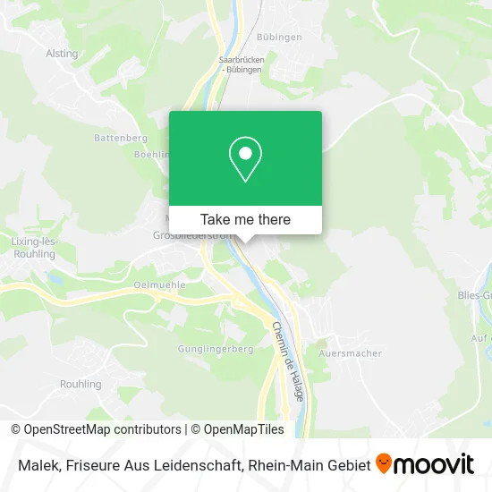 Карта Malek, Friseure Aus Leidenschaft