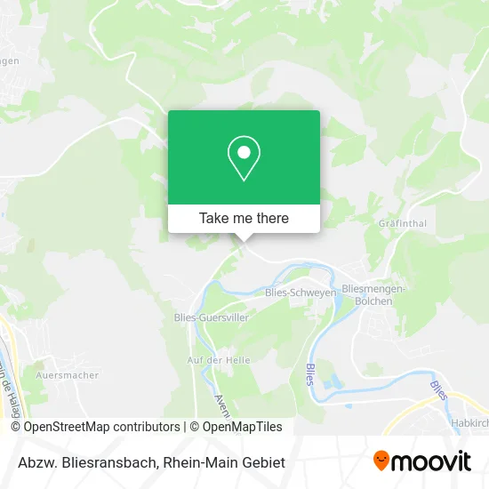 Карта Abzw. Bliesransbach