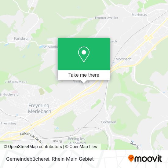 Карта Gemeindebücherei