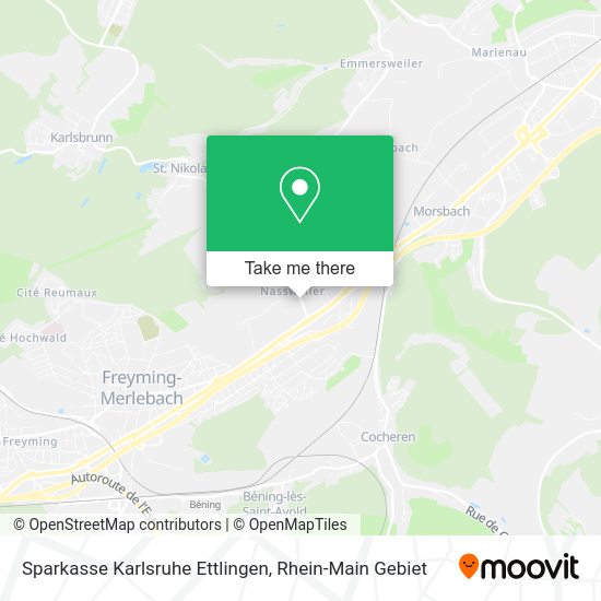 Карта Sparkasse Karlsruhe Ettlingen