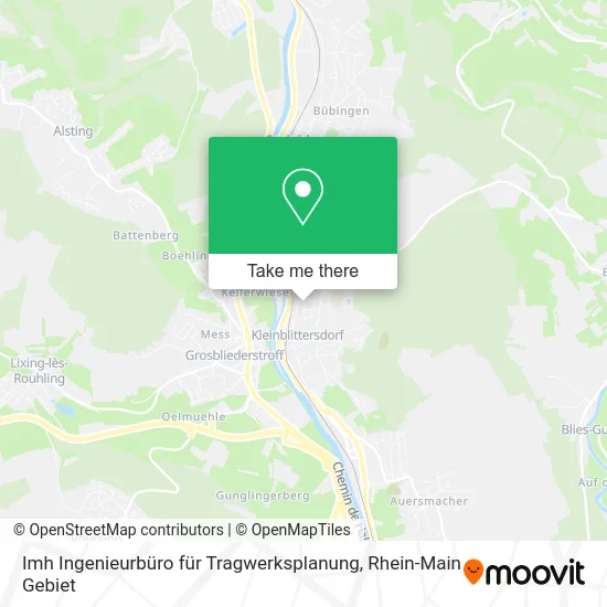 Карта Imh Ingenieurbüro für Tragwerksplanung