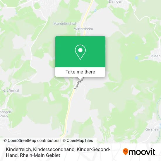 Карта Kinderreich, Kindersecondhand, Kinder-Second-Hand