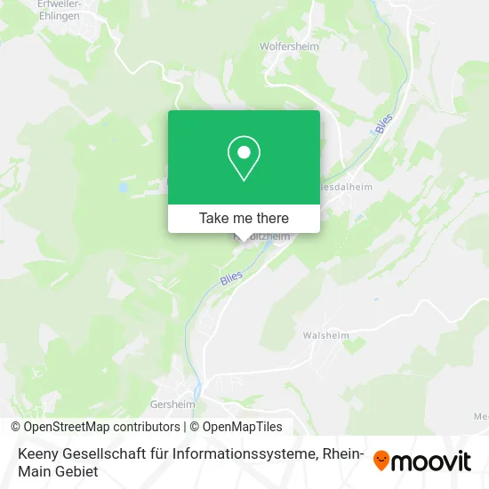 Карта Keeny Gesellschaft für Informationssysteme