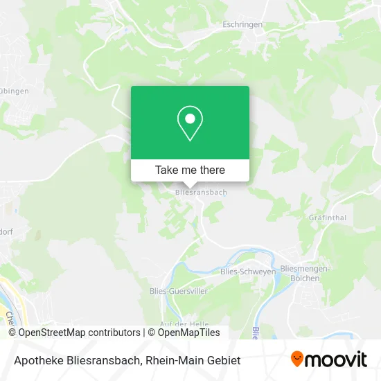 Карта Apotheke Bliesransbach