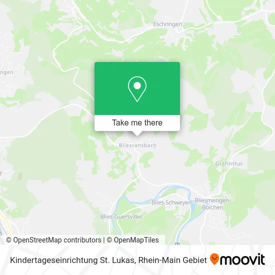 Карта Kindertageseinrichtung St. Lukas