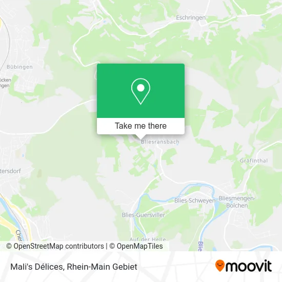 Карта Mali's Délices