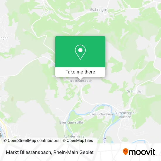 Карта Markt Bliesransbach